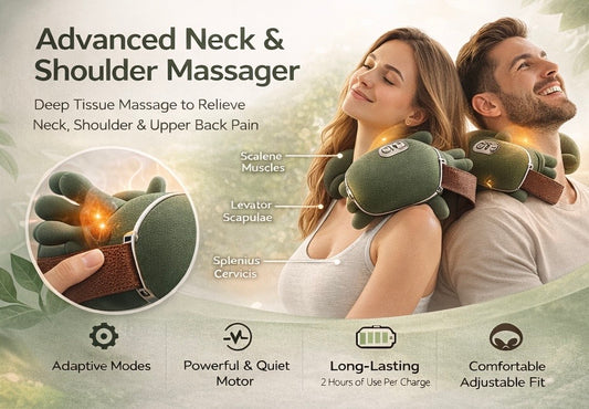 Deep Release 4D - Le masseur Intelligent pour Nuque et Dos sans Fil